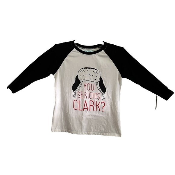 Unbranded Other - You Serious Clark? Christmas Shirt 3/4 Sleeve Raglan Graphic Tee Holiday Party L